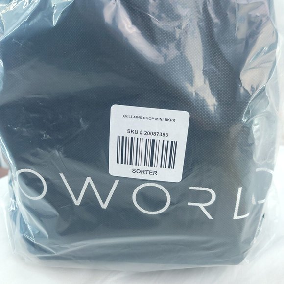 Disney Blue Villains Multicolor Adjustable Strap Outer Pockets Mini Backpack - Picture 11 of 14